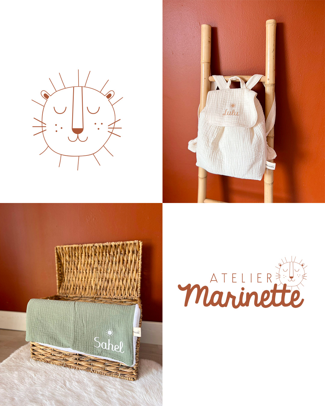 identité visuelle - Atelier Marinette