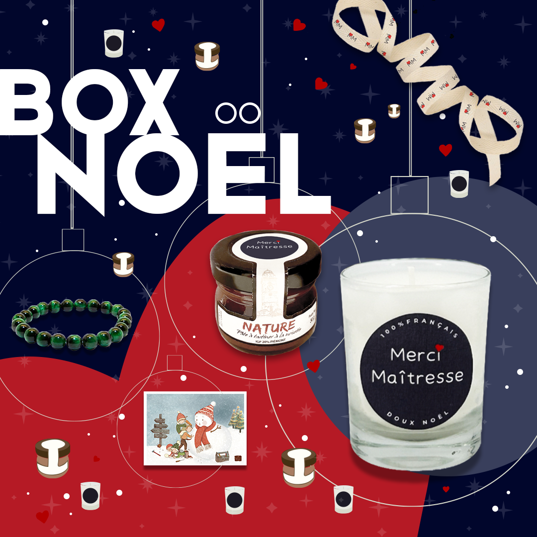 visuel box noël box merci maitresse